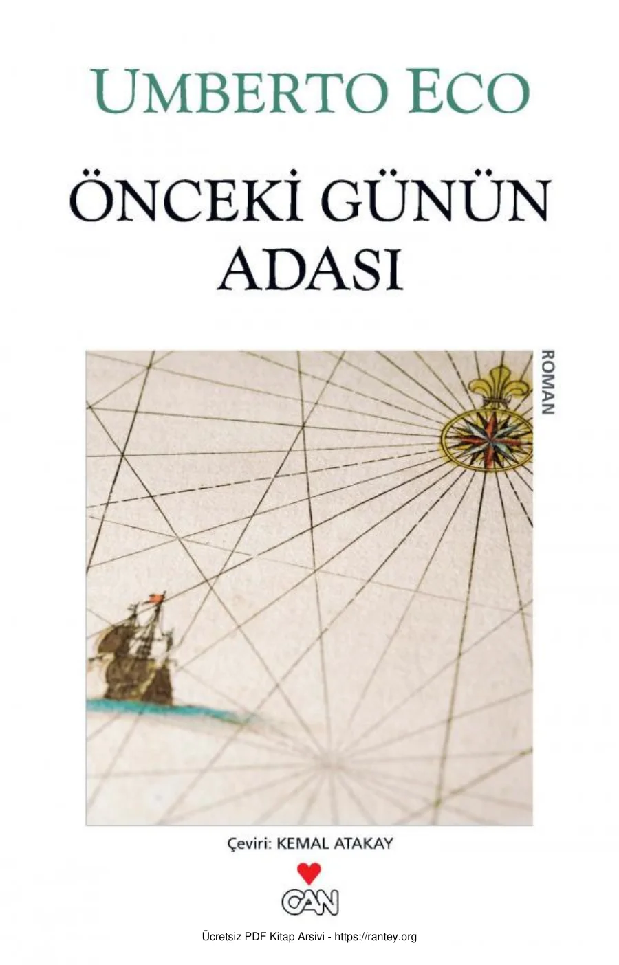 Önceki Günün Adası Can Yayınları kapak görseli