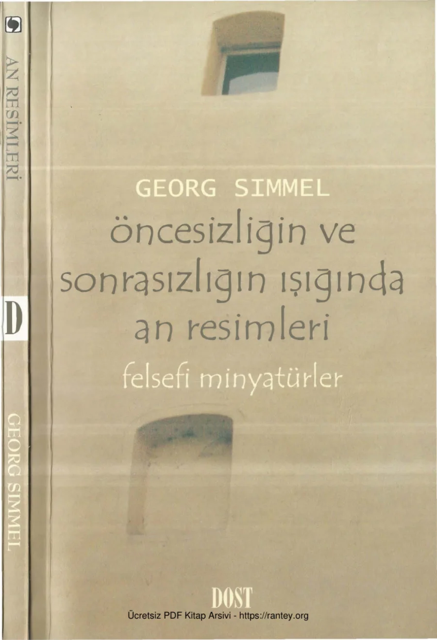 Öncesizliğin ve Sonrasızlığın Işığında An Resimleri kapak görseli