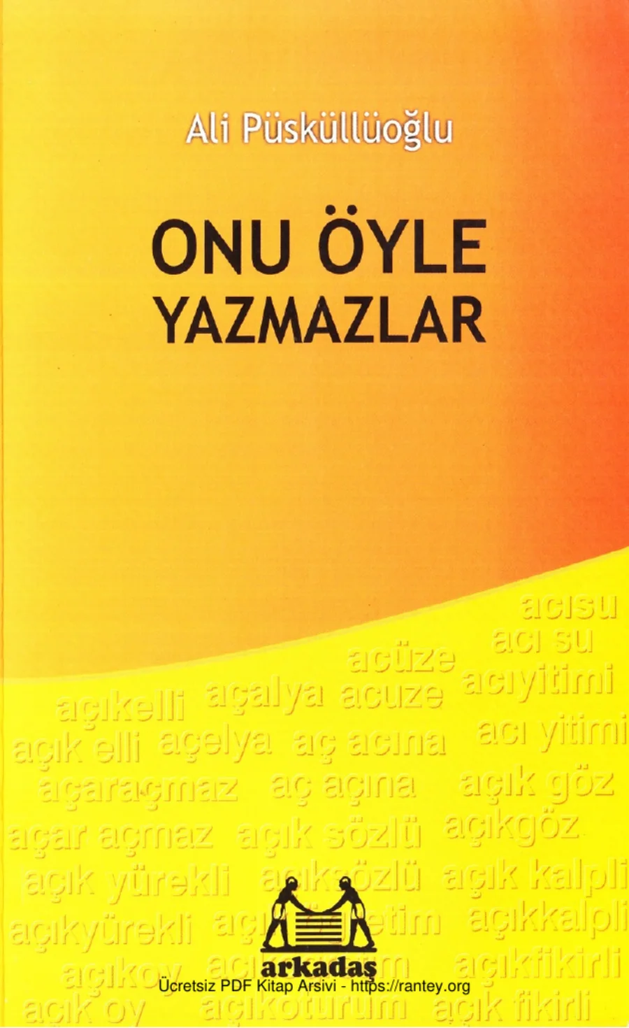 Onu Öyle Yazmazlar kapak görseli