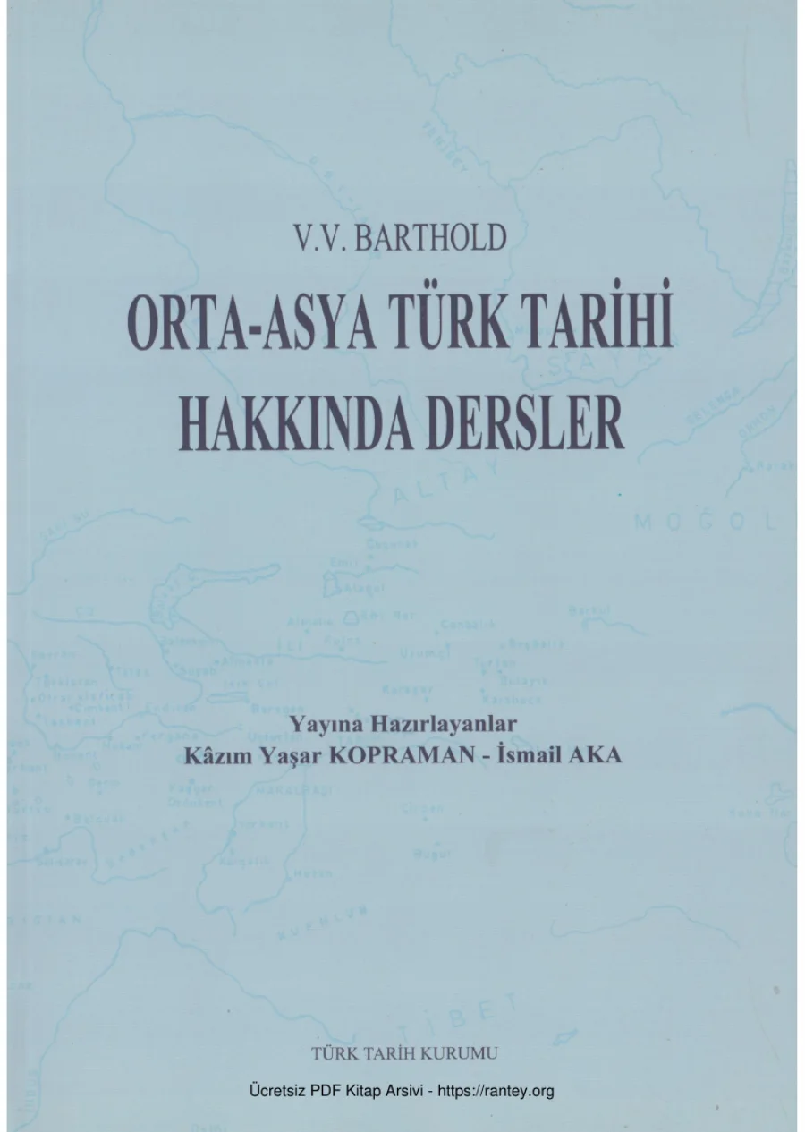 Orta Asya Türk Tarihi Hakkında Dersler kapak görseli
