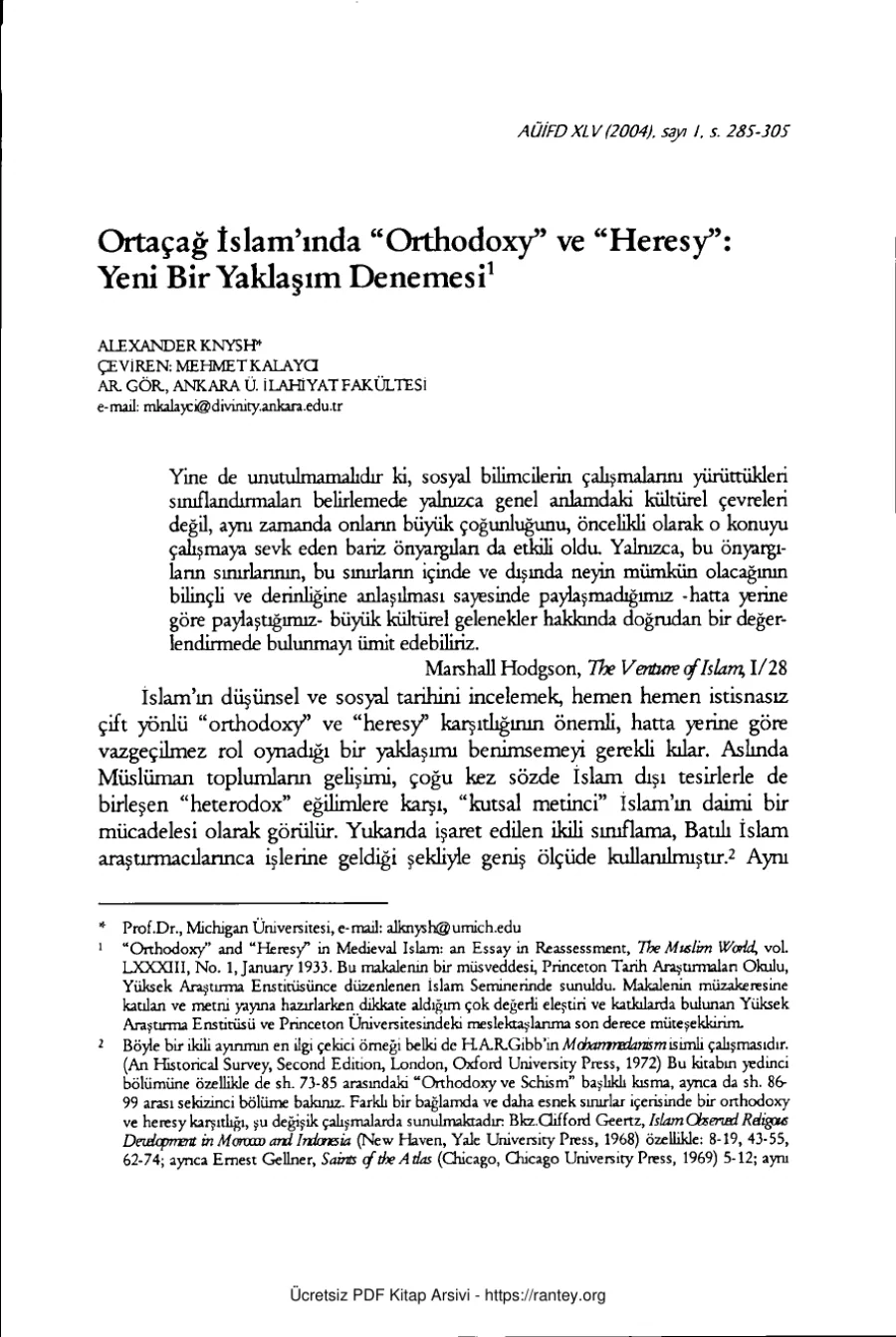 Orthodoxy Dr TEZİ Ebu Abdulmumin Tekin Mıhçı kapak görseli