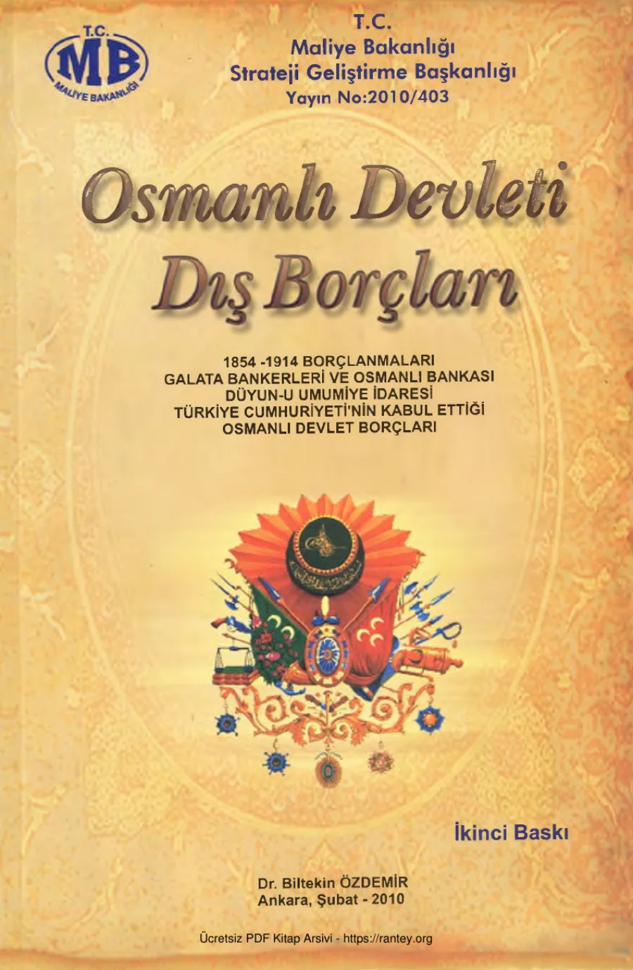Osmanlı Devleti Dış Borçları MB Yayınları kapak görseli