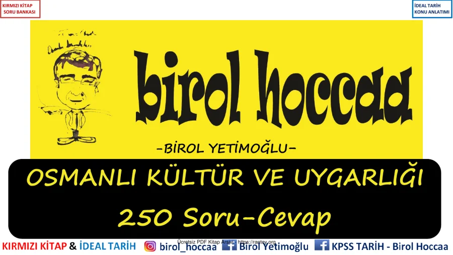 Osmanlı Kültür ve Uygarlığı 250 Soru Cevap kapak görseli
