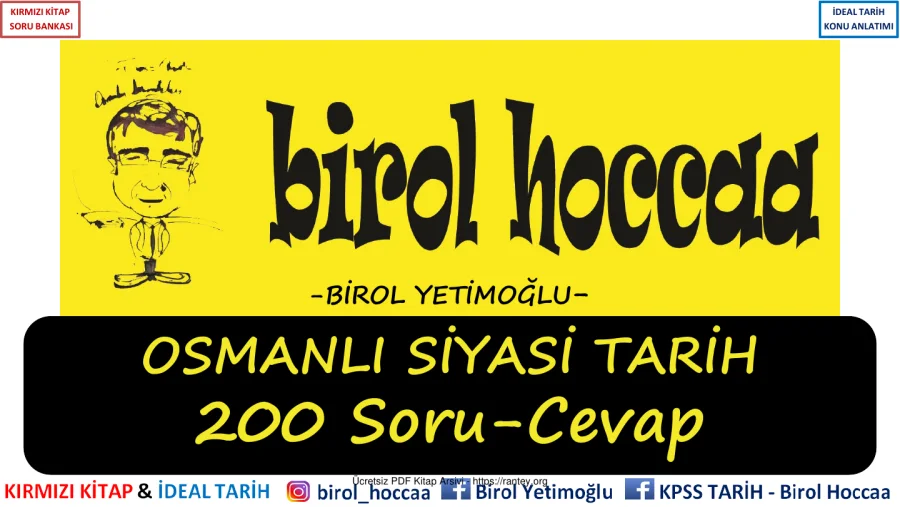 Osmanlı Siyasi Tarihi 200 Soru Cevap kapak görseli