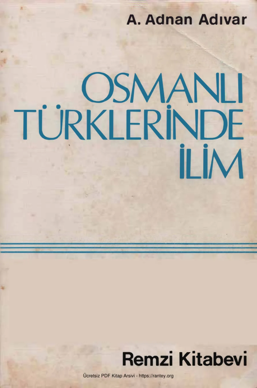 Osmanlı Türklerinde İlim kapak görseli