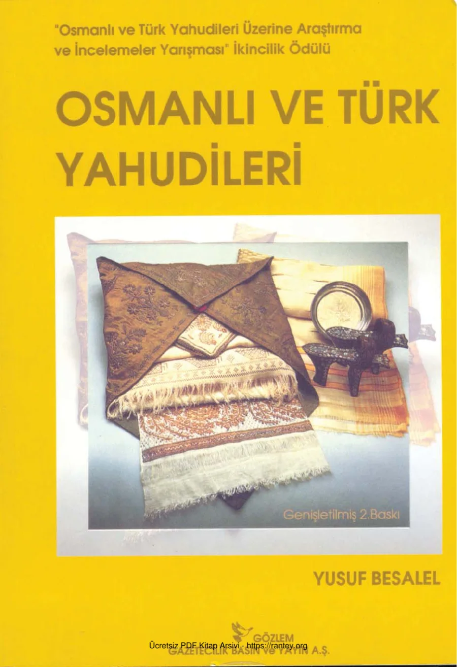 Osmanlı ve Türk Yahudileri kapak görseli
