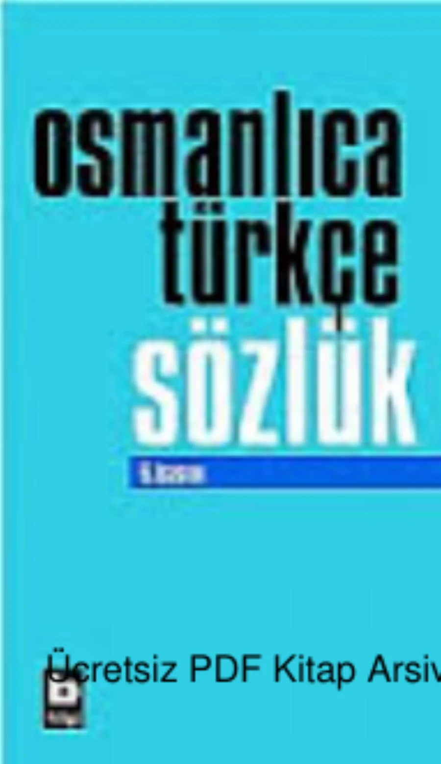Osmanlıca Türkçe Sözlük kapak görseli