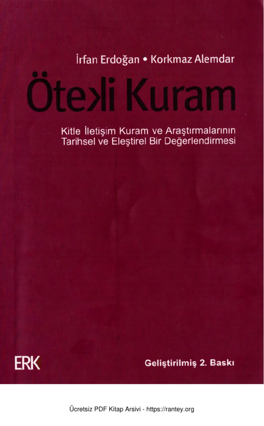 Öteki Kuram kapak görseli