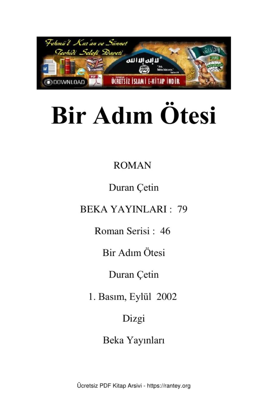 Ötesi ROMAN Ebu Abdulmumin Tekin Mıhçı kapak görseli