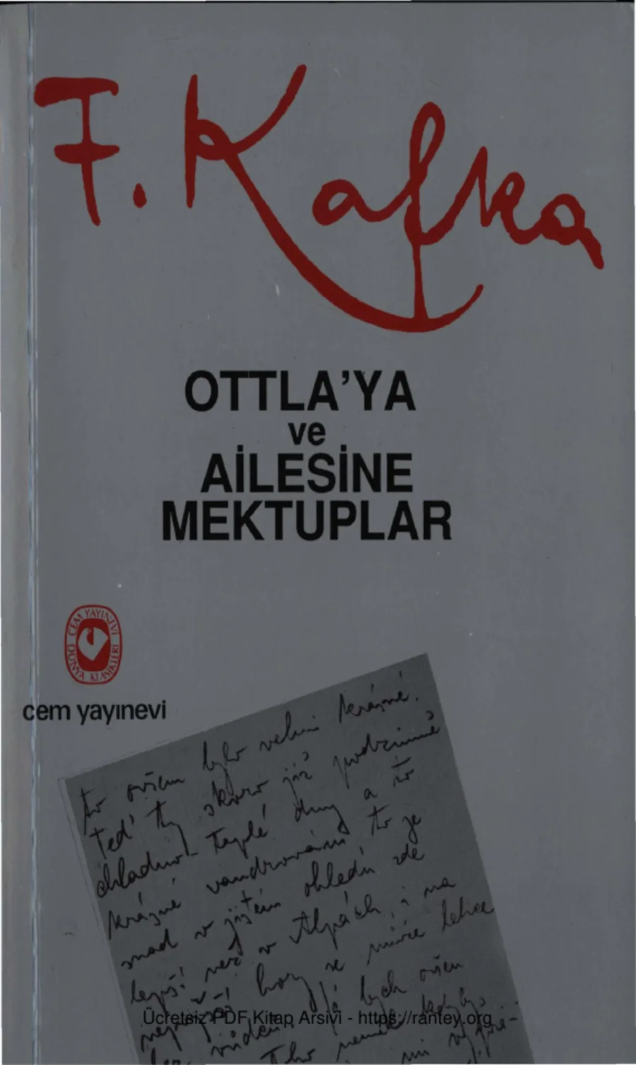 Ottla'ya ve Ailesine Mektuplar kapak görseli