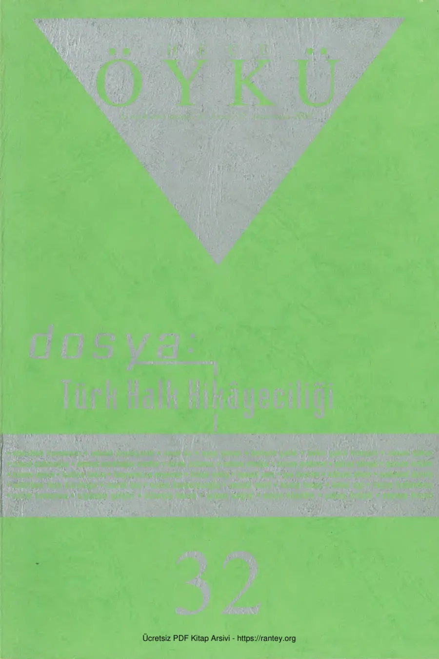 Öykü Sayı 032 kapak görseli