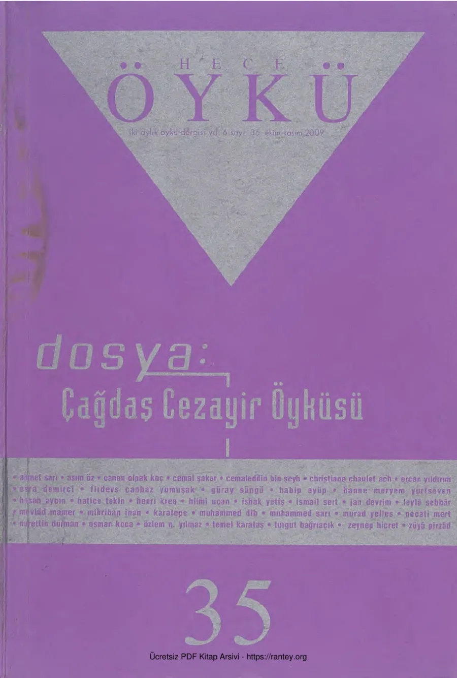 Öykü Sayı 035 kapak görseli