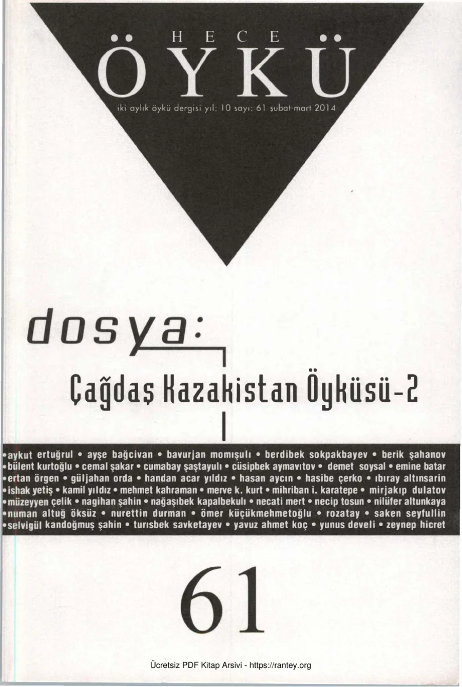 Öykü Sayı 061 kapak görseli