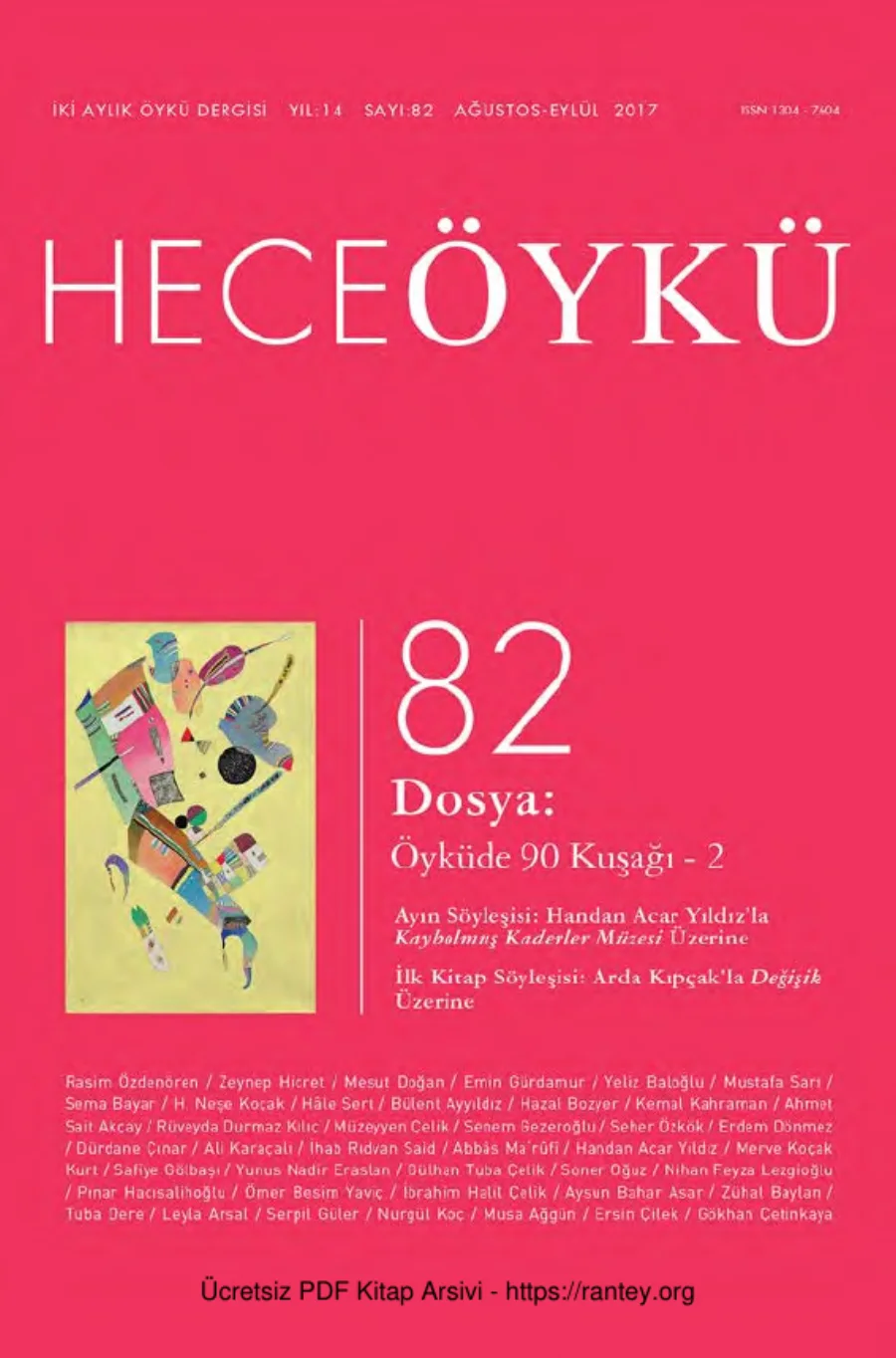 Öykü Sayı 082 kapak görseli