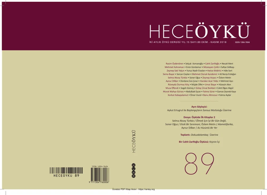 Öykü Sayı 089 kapak görseli