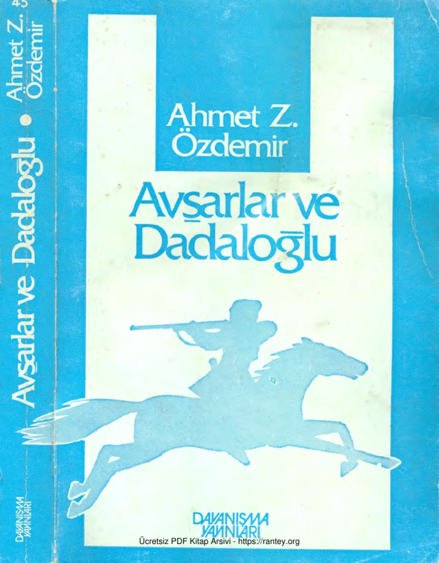 Özdemir Avşarlar ve Dadaloğlu Dayanışma Yayınları kapak görseli