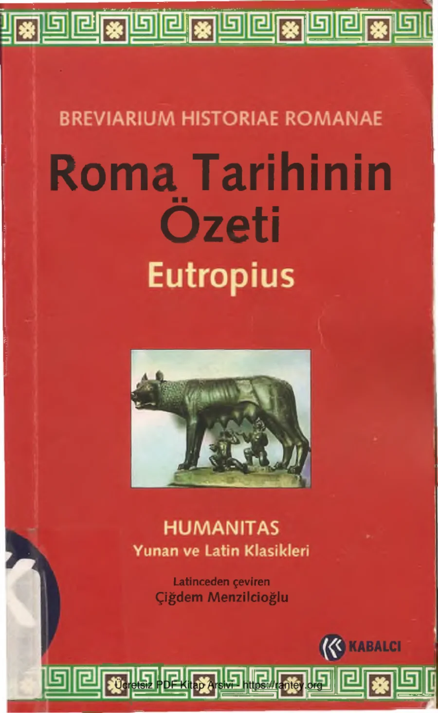 Özeti Eutropius kapak görseli