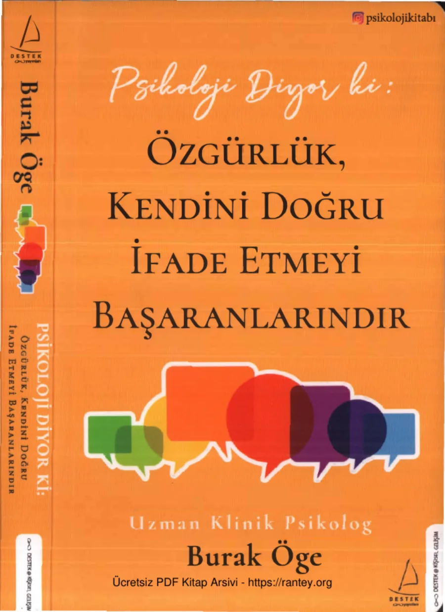 Özgürlük Kendini Doğru İfade Etmeyi Başaranlarındır kapak görseli