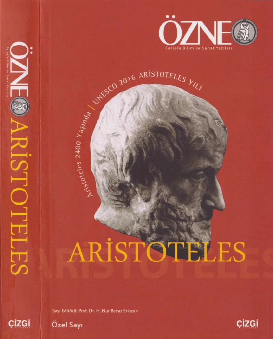 Özne Sayı 11 12 Aristoteles Güz 2009 Bahar kapak görseli