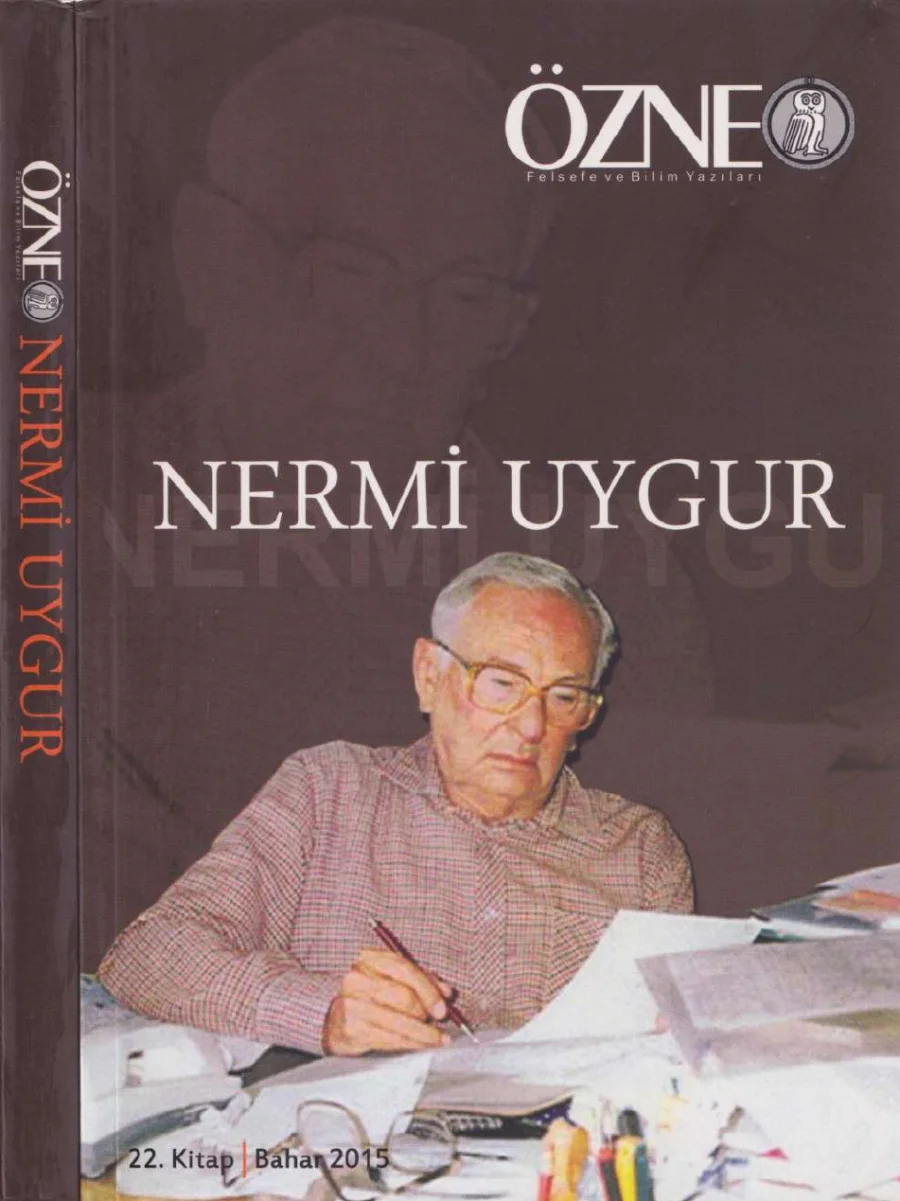 Özne Sayı 22 Nermi Uygur Bahar kapak görseli