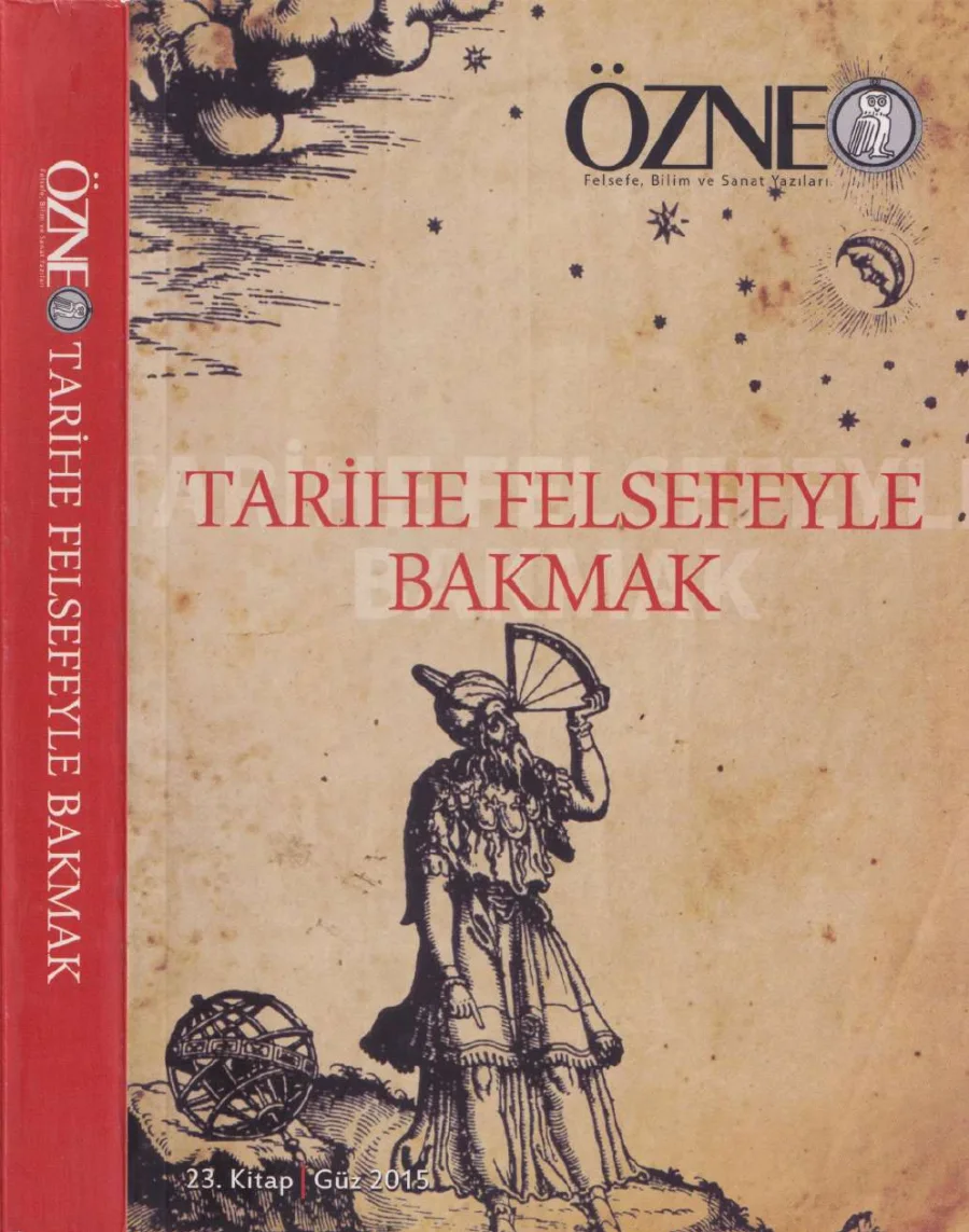 Özne Sayı 23 Tarihe Felsefeyle Bakmak Güz kapak görseli