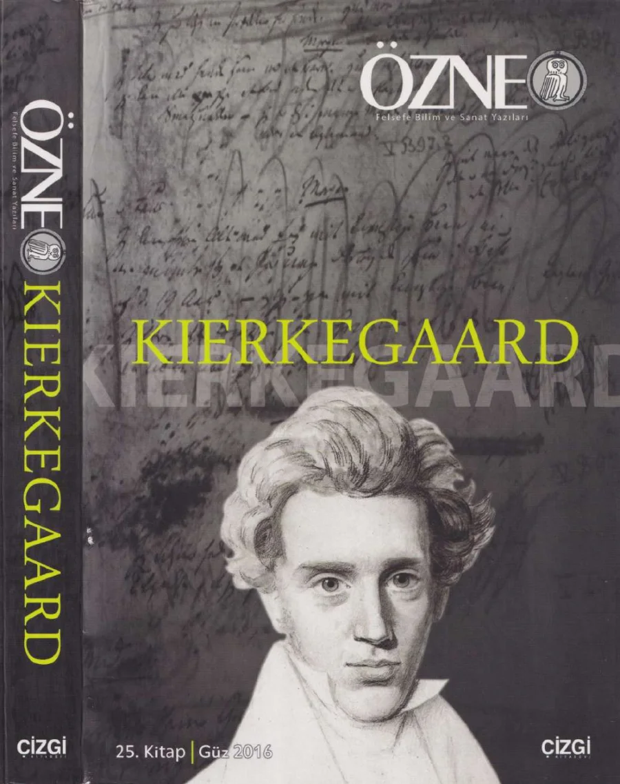 Özne Sayı 25 Kierkegaard Güz kapak görseli