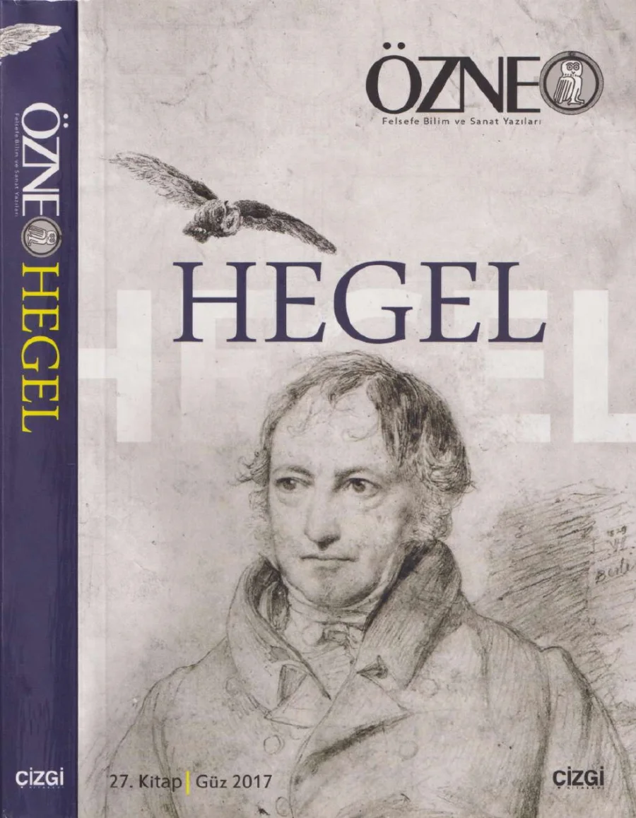 Özne Sayı 27 Hegel Güz kapak görseli