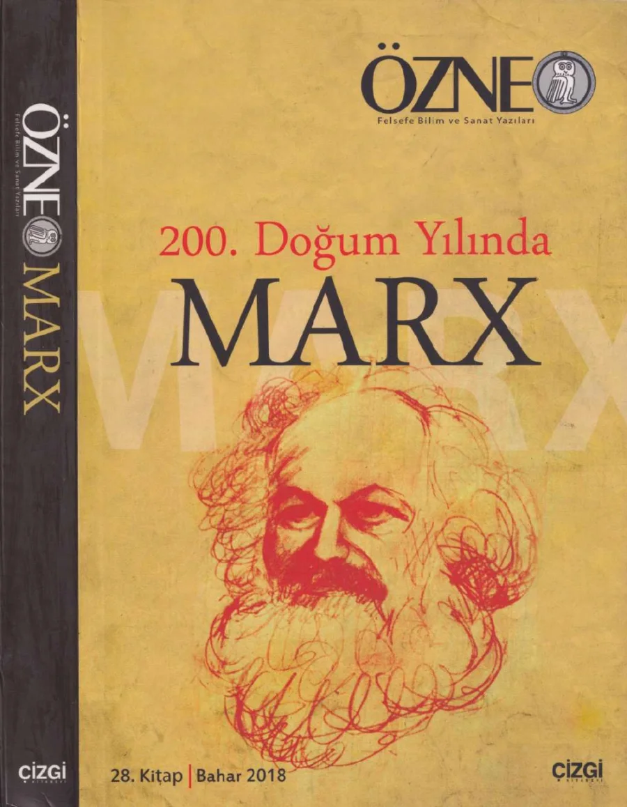 Özne Sayı 28 Marx Bahar kapak görseli
