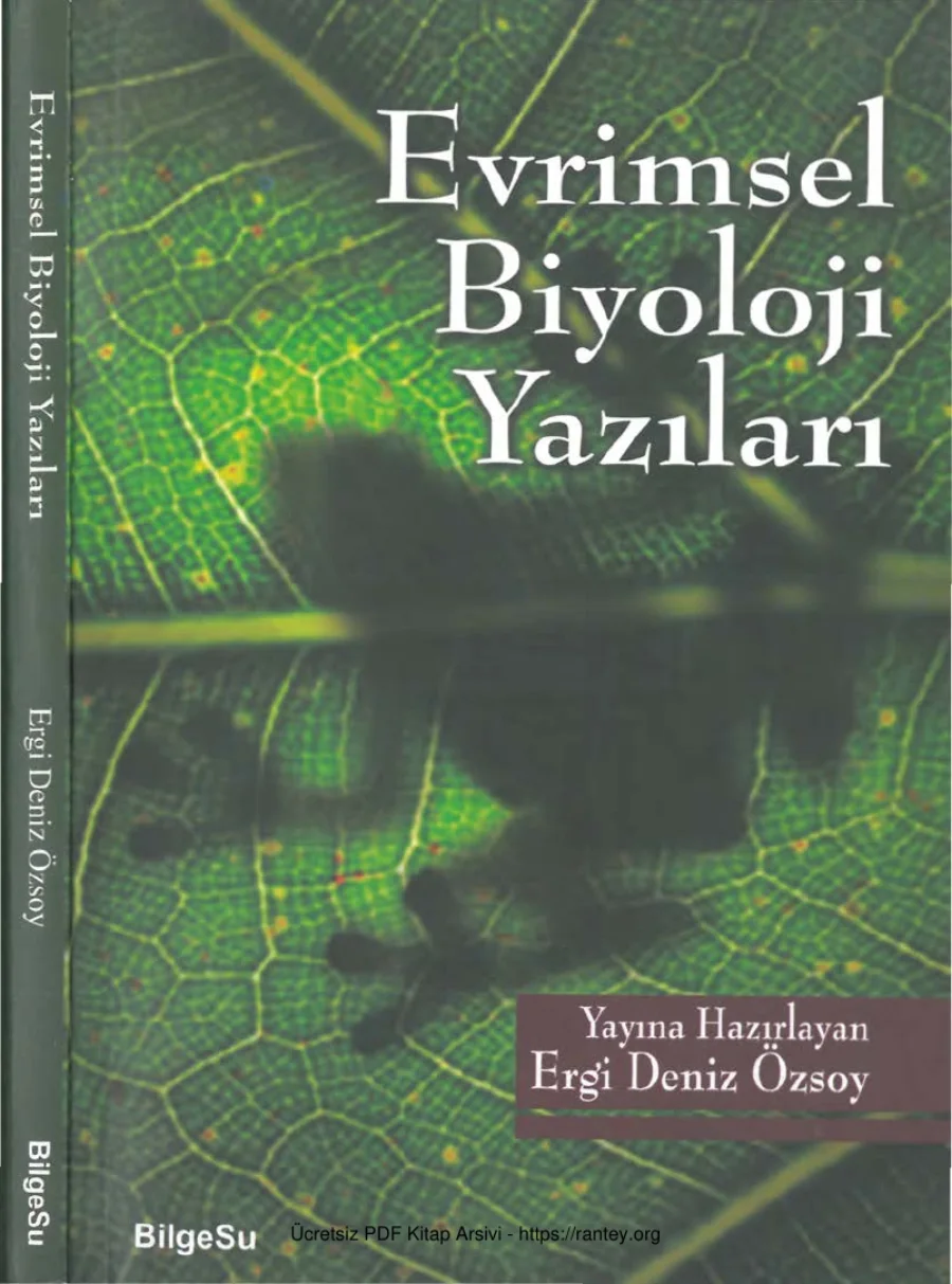 Özsoy Evrimsel Biyoloji Yazıları BilgeSu Yayınları kapak görseli