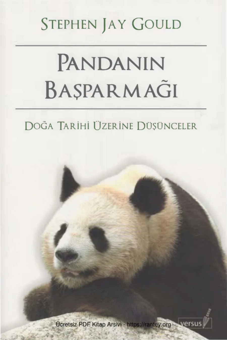 Pandanın Başparmağı Doğa Tarihi Üzerine Düşünceler Versus Kitap kapak görseli