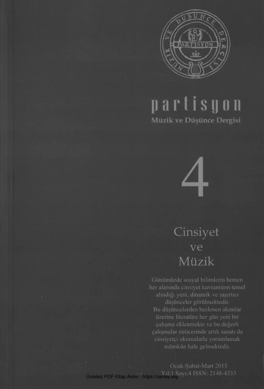 Partisyon Dergisi 4 - Ocak Şubat Mart 2015 kapak görseli