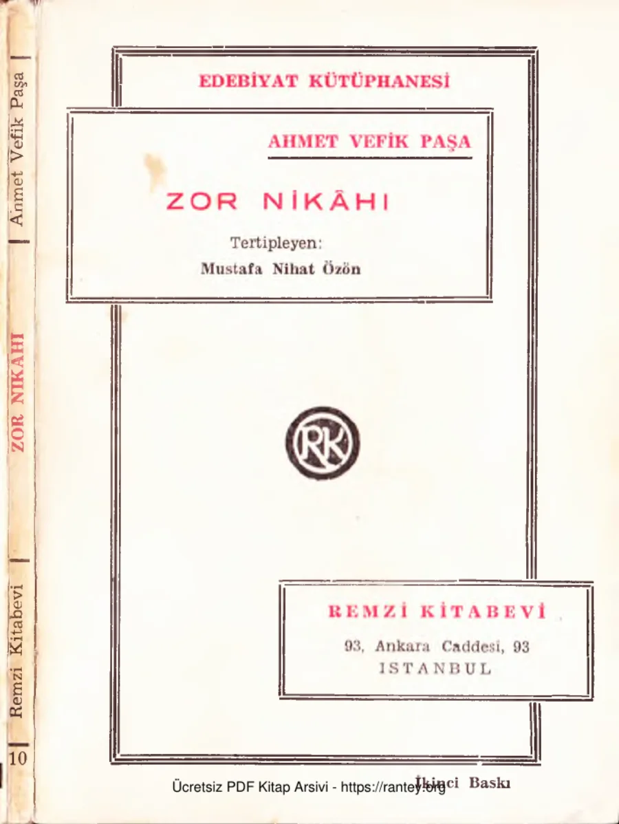 Paşa Zor Nikahı Molieree Uyarlaması kapak görseli