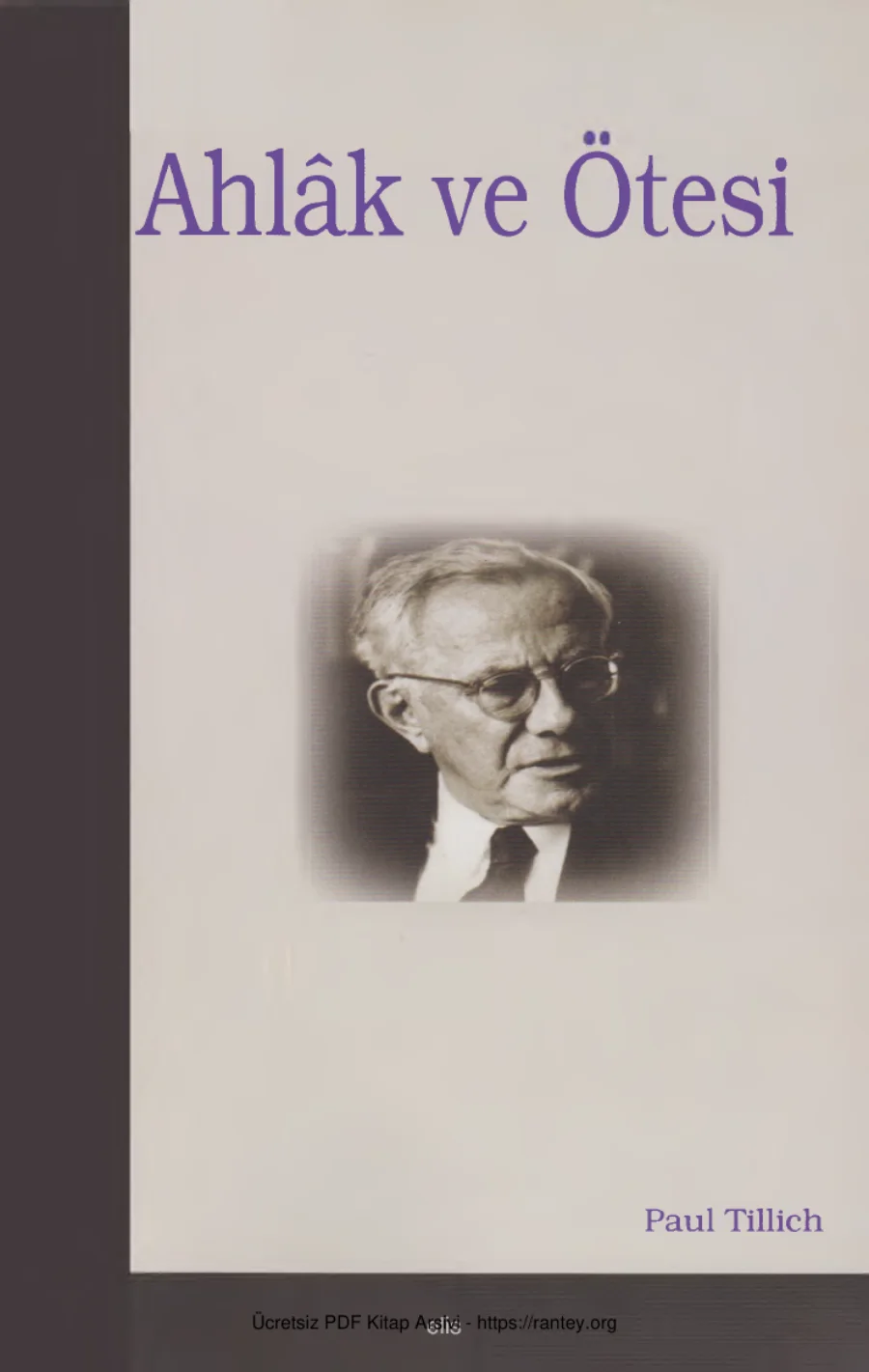 Paul Tillich Ahlak ve Ötesi kapak görseli