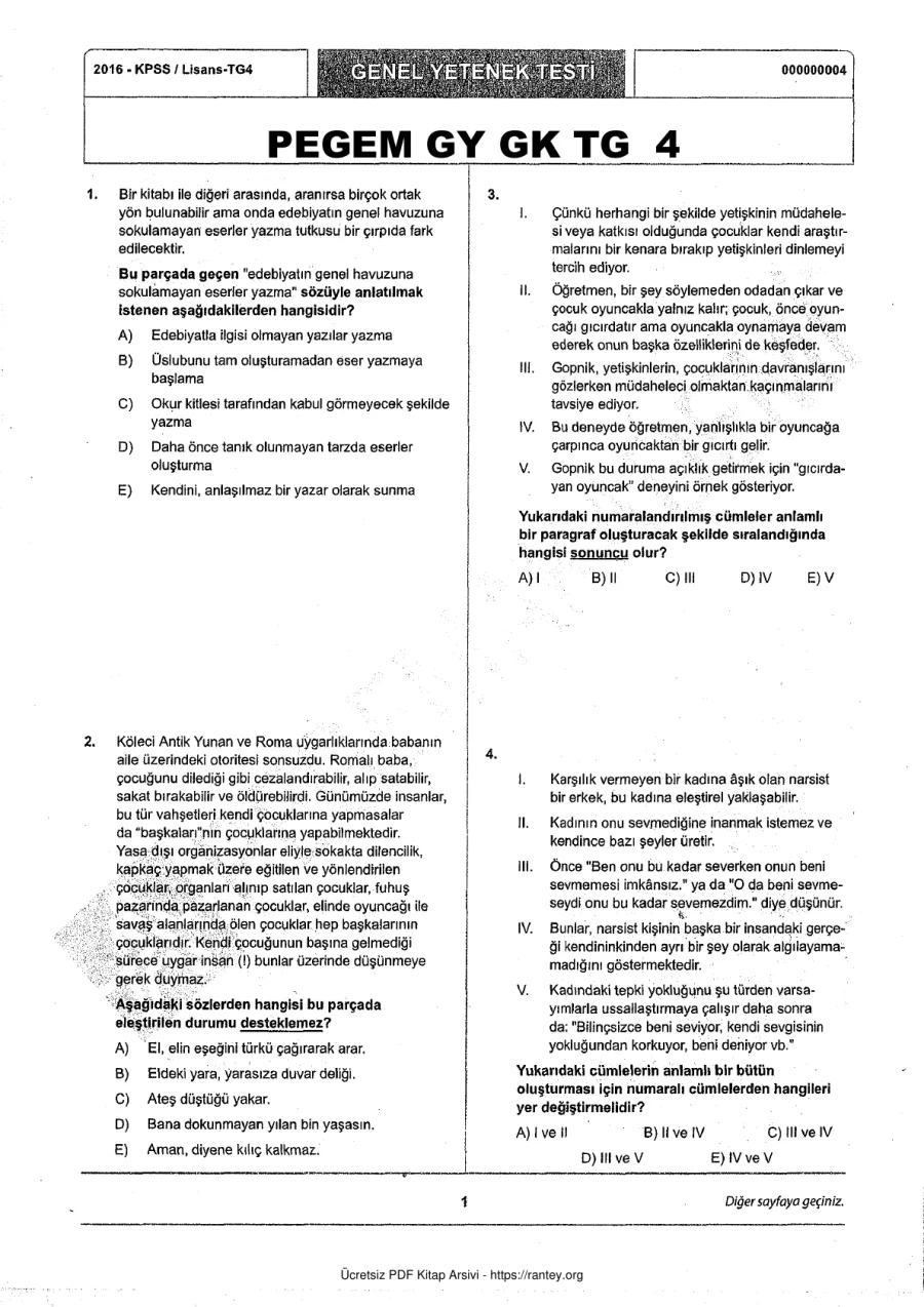 Pegem 2016 Tg4 GyGk kapak görseli