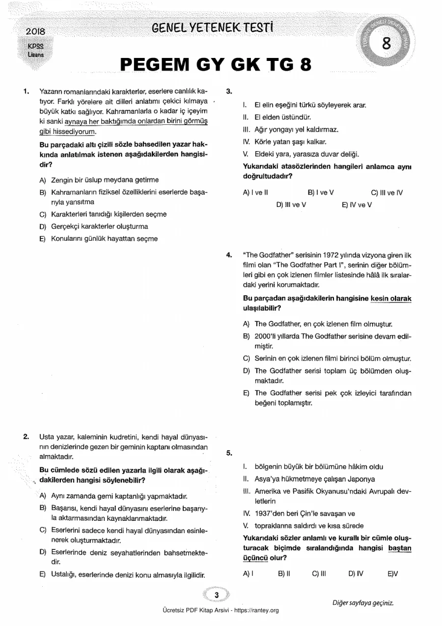 Pegem 2018 Tg8 GyGk kapak görseli
