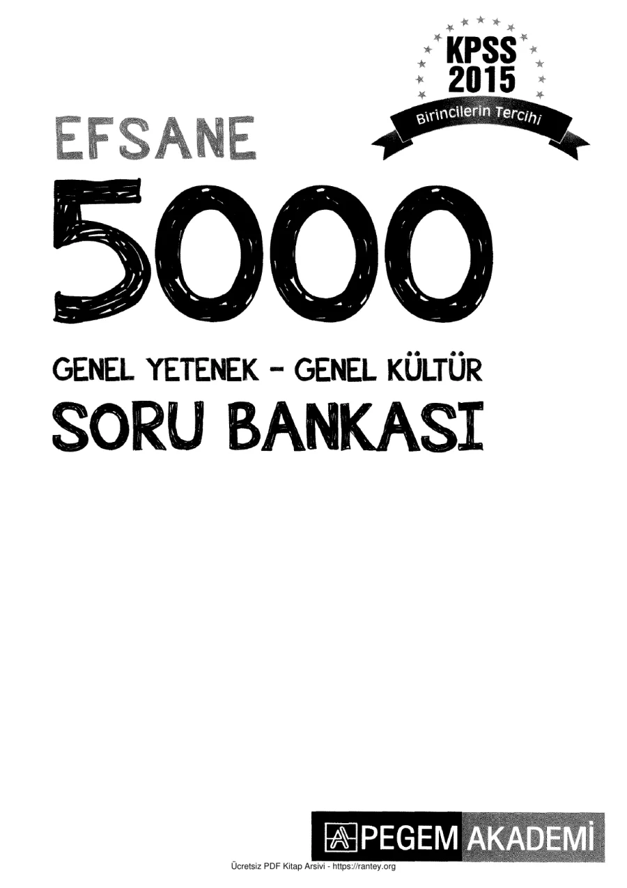 PEGEM GY GK 5000 SORU BANKASI kapak görseli