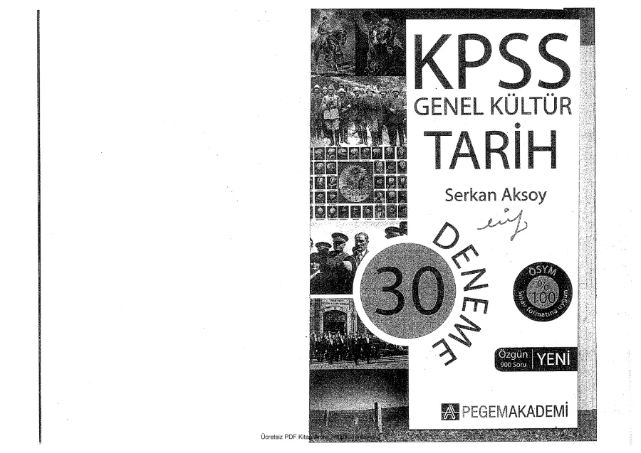pegem2012 30TarihDenemesi kapak görseli