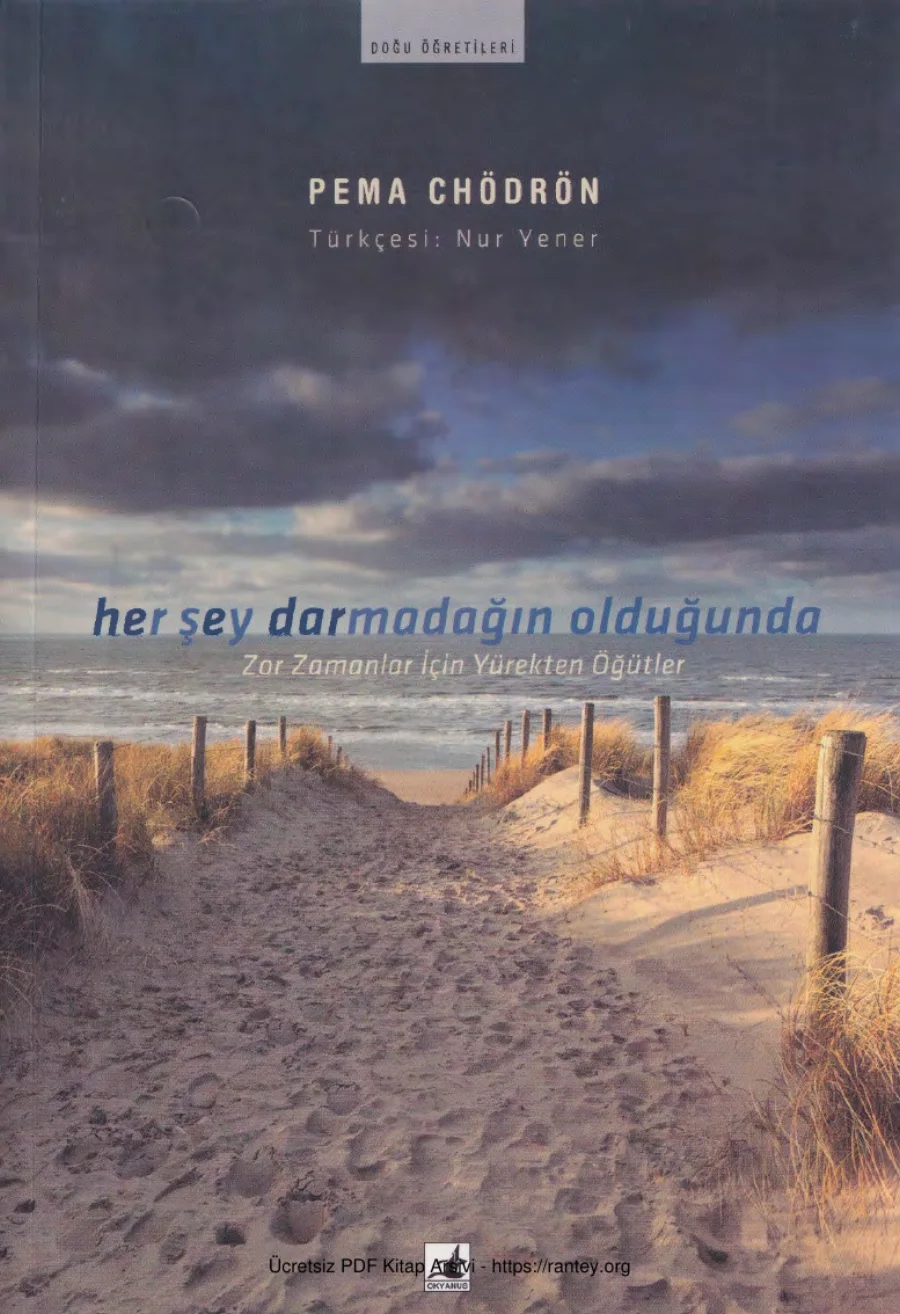 Pema Chödrön Her Şey Darmadağın Olduğunda kapak görseli