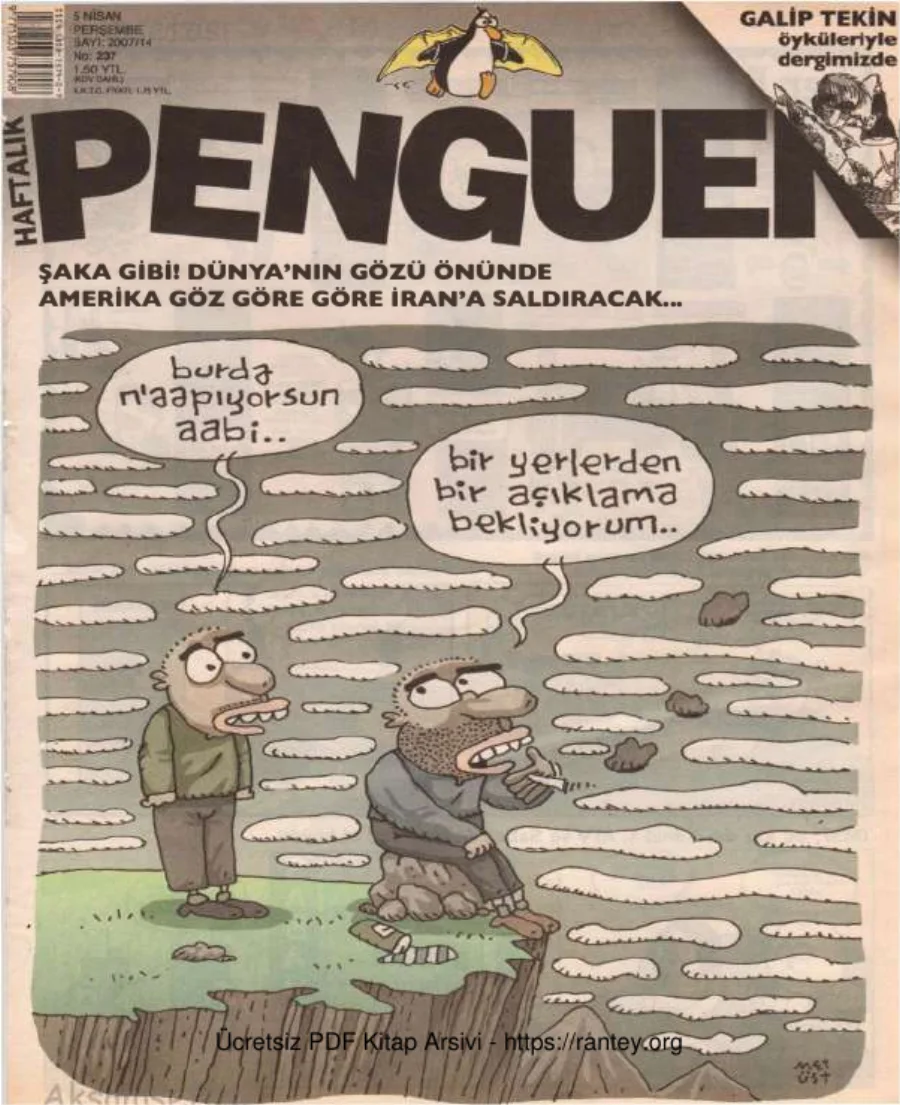 Penguen Cilt 19 Sayı 237 249 2007 kapak görseli