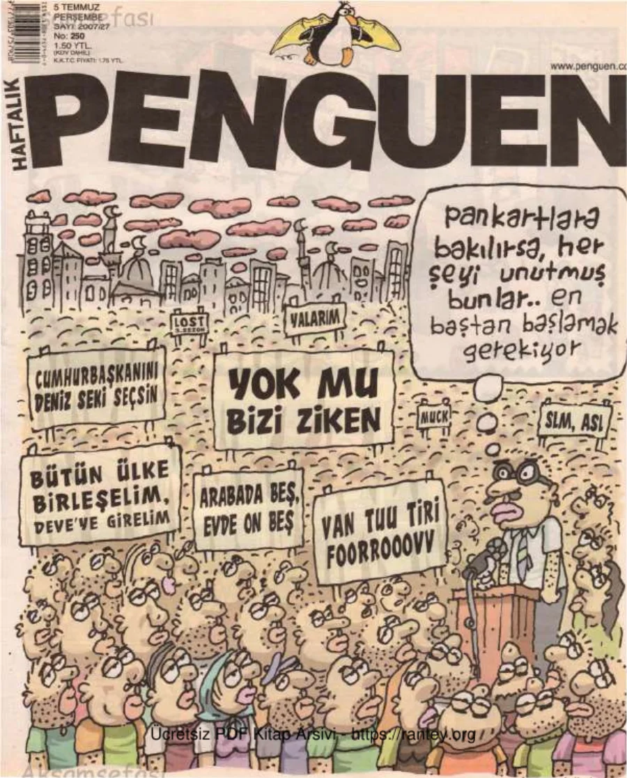 Penguen Cilt 20 Sayı 250 262 2007 kapak görseli
