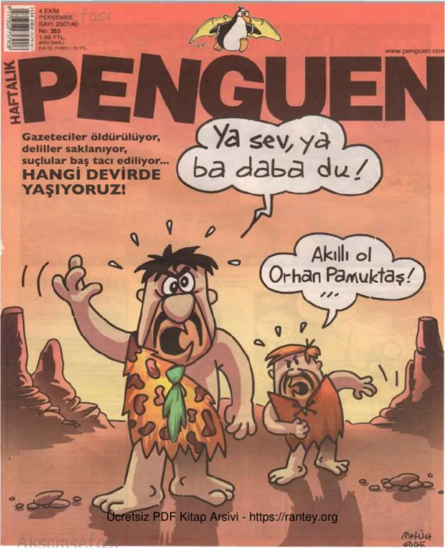 Penguen Cilt 21 Sayı 263 275 2007 kapak görseli