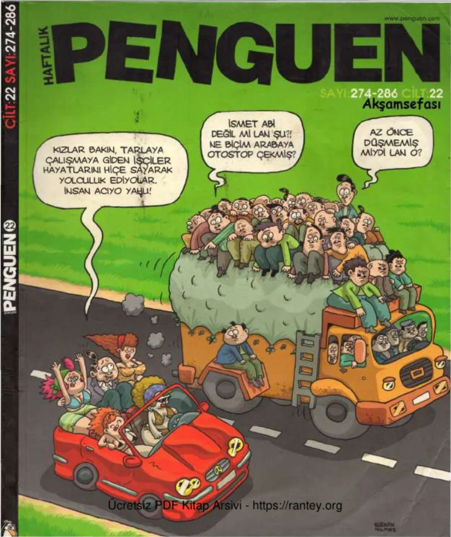 Penguen Cilt 22 Sayı 274 286 2008 kapak görseli