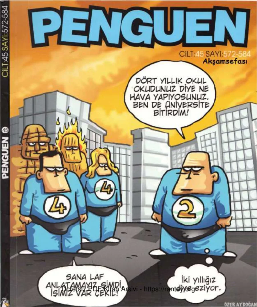 Penguen Cilt 45 Sayı 572 584 2013 kapak görseli