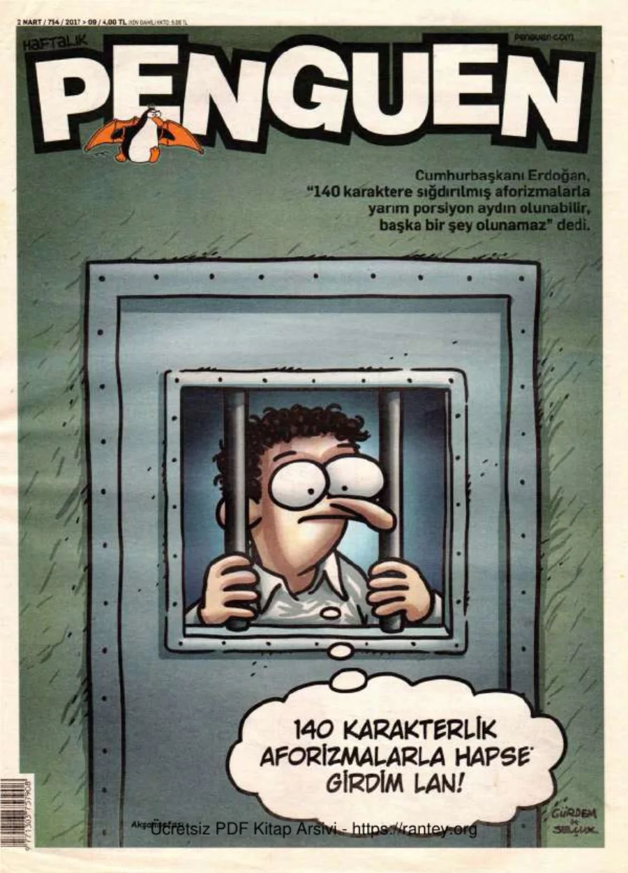 Penguen Cilt 60 Sayı 754 2017 kapak görseli