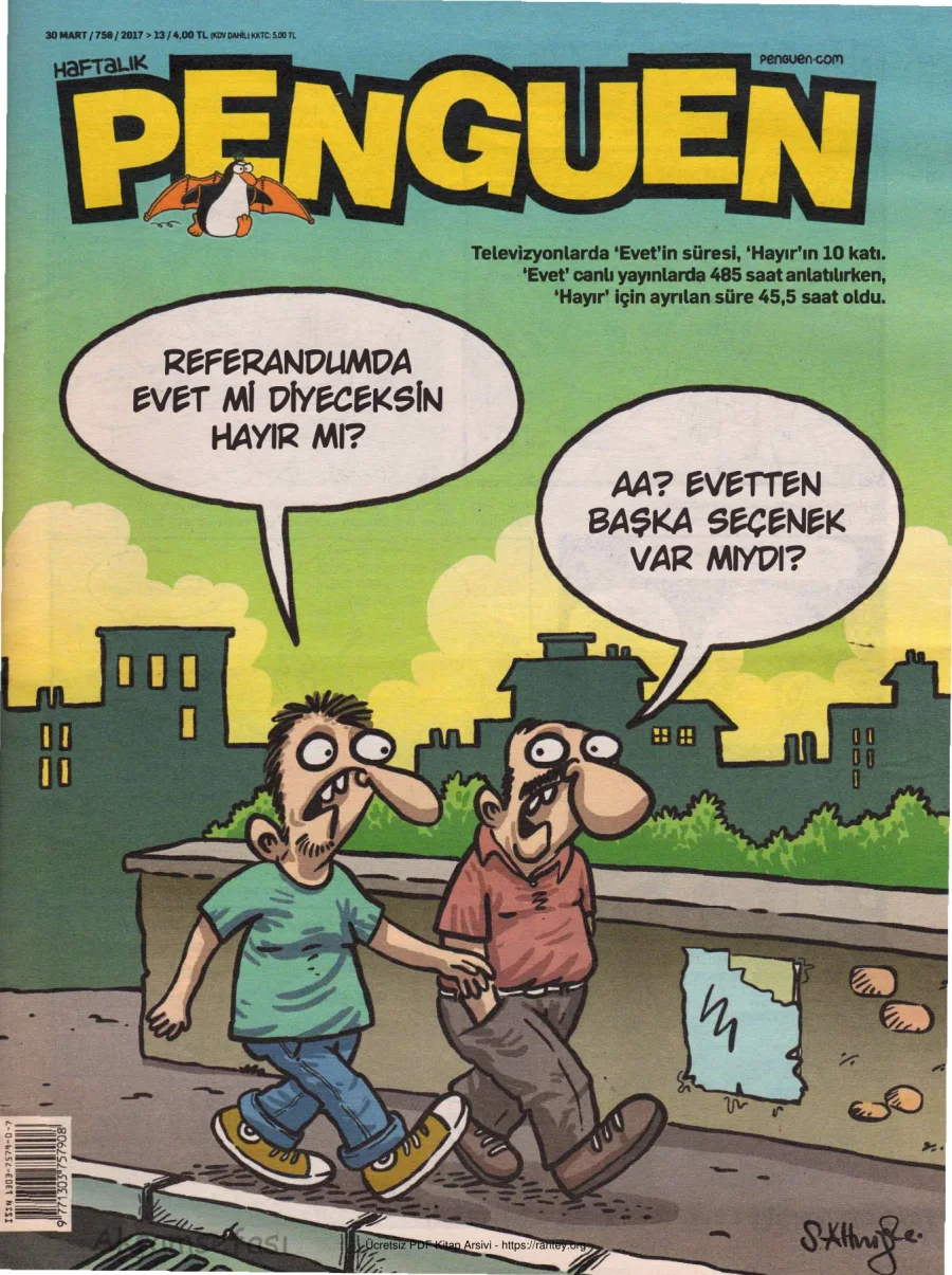 Penguen Cilt 60 Sayı 758 2017 kapak görseli