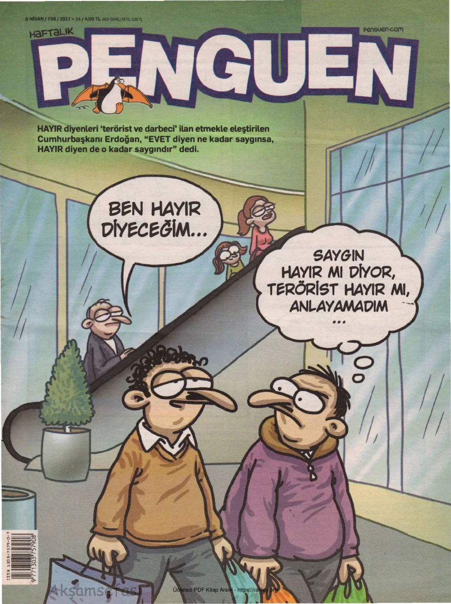 Penguen Cilt 60 Sayı 759 2017 kapak görseli