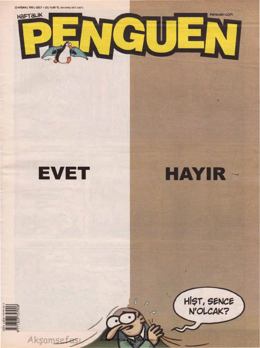 Penguen Cilt 60 Sayı 760 2017 kapak görseli