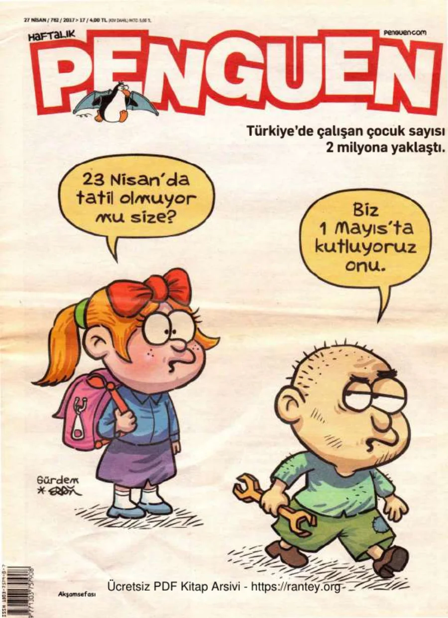 Penguen Cilt 60 Sayı 762 2017 kapak görseli