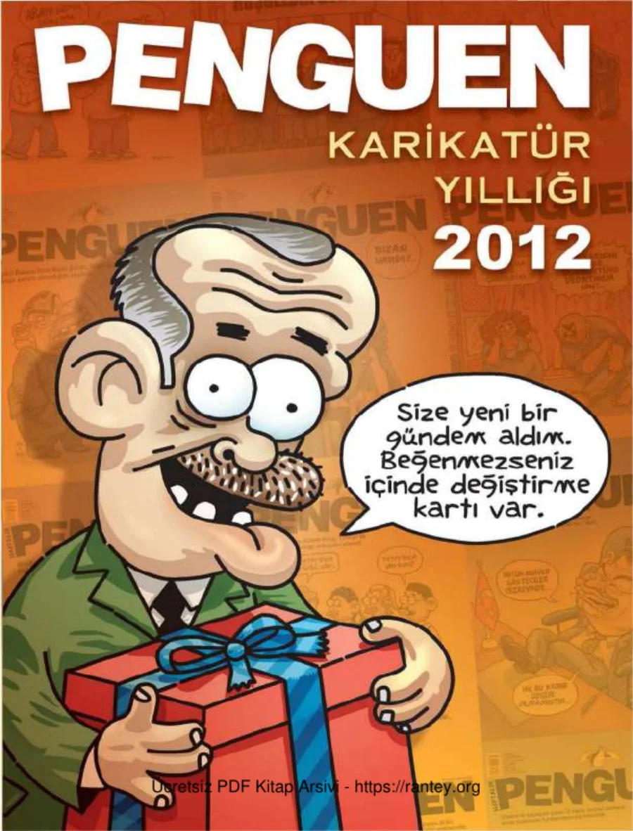 Penguen Karikatür Yıllığı 2012 kapak görseli