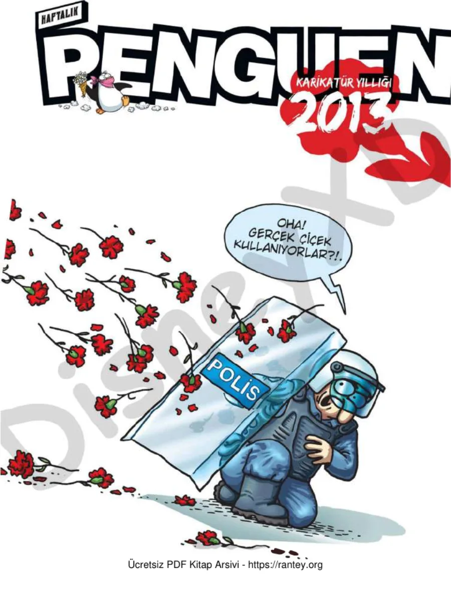 Penguen Karikatür Yıllığı 2013 kapak görseli